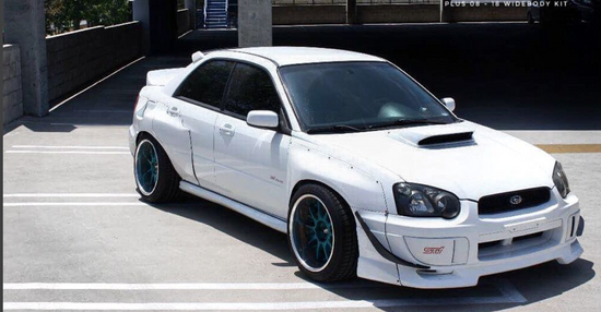 2004-2005 SUBARU WRX AND STI WIDE BODY KIT MNTRIDER DESIGN.