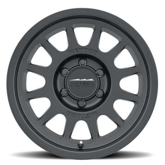 Method MR703 16x8 0mm Offset 6x5.5 106.25mm CB Matte Black - MR70368060500.