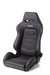 Recaro Speed V Driver Seat - Black Leather/Cloud Grey Suede - 7227110.1.3171.