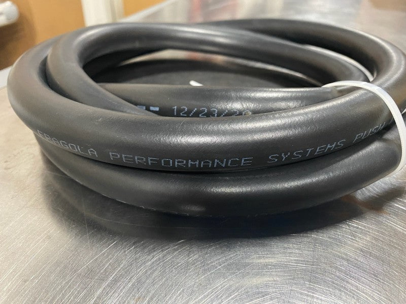 Fragola -6AN Push-Lite Hi-Temp Black Hose - 10ft - 831006