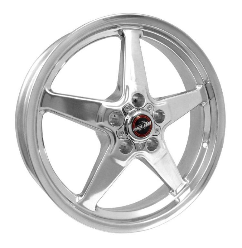 Set of 4: Race Star 92 Drag Star 18x5.00 5x4.50bc 2.00bs Direct Drill - 92-850145DP