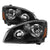 Xtune Nissan Altima 05-06 Halogen Model Only OEM Style Black - 9031823.