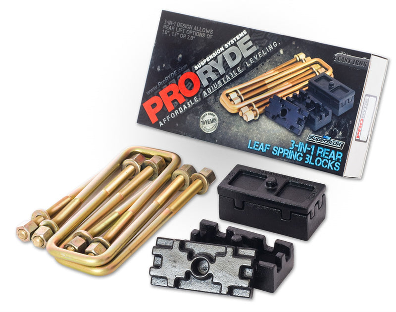 Toyota 3-in-1 Block Kit w/U-Bolts-Tapered - 52-5000T