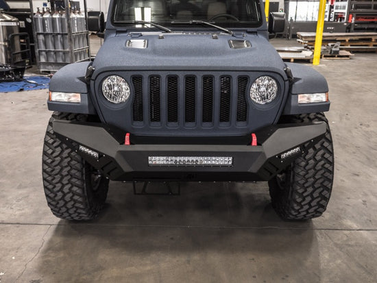 Road Armor 18-20 Jeep Wrangler JL SPARTAN Bolt-On Front Bumper - 5183XFSPB.