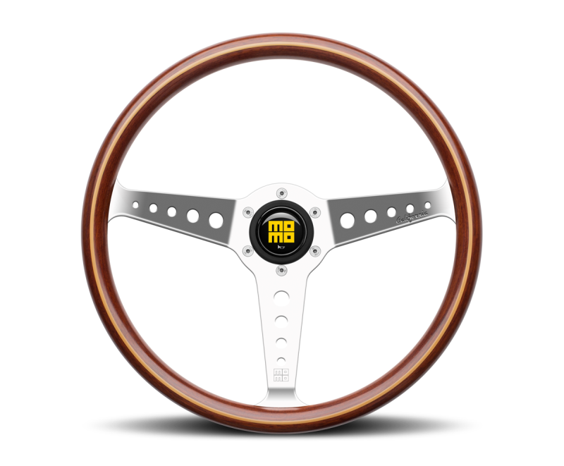 Momo California Wood Steering Wheel 360 mm - Mahogany Wood/Pol - CAL36WD0P