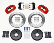 Wilwood Narrow Superlite 6R Front Hat Kit 14.00in Red Nissan - 140-9192-R.