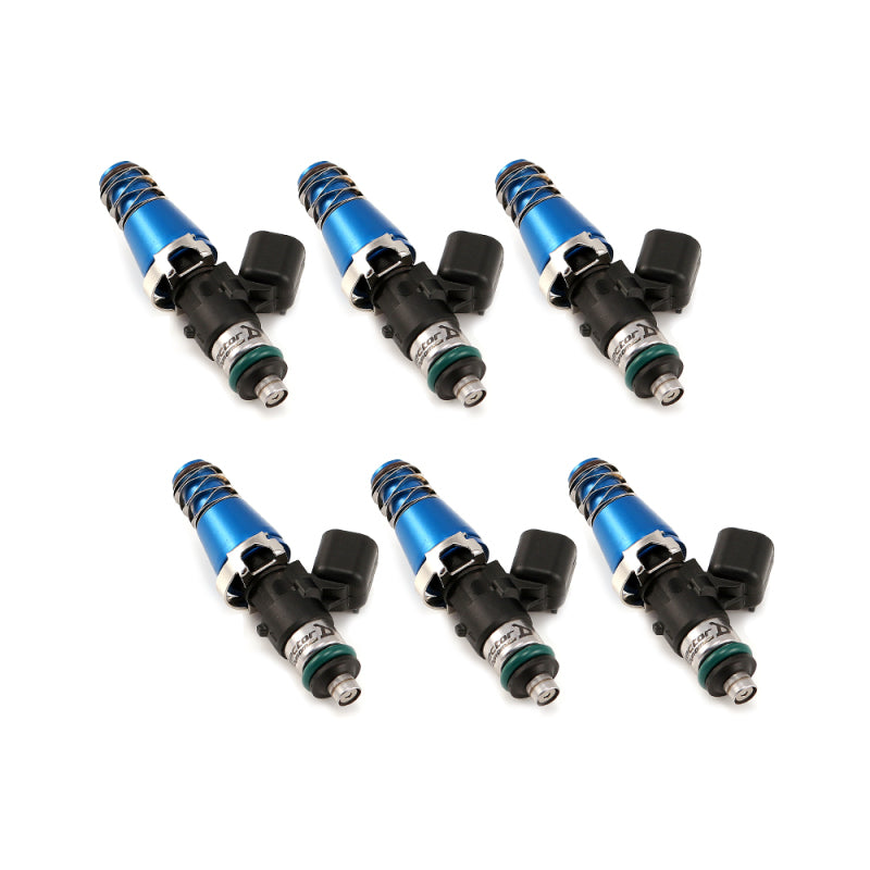 Injector Dynamics ID1050X Injectors 11mm (Blue) Top (Set of 6) - 1050.60.11.14.6