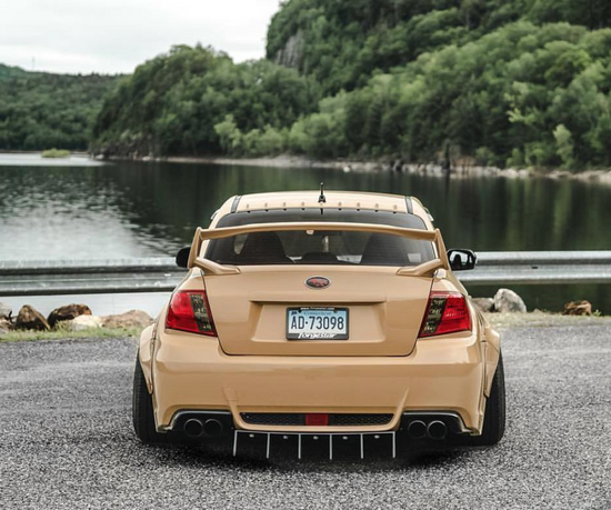 2008-2014 SUBARU WRX STI SEDAN WIDE BODY KIT MNTRIDER DESIGN.