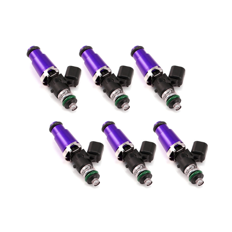 Injector Dynamics ID1050X Injectors 14mm (Purple) Adaptors (Set of 6) - 1050.60.14.14.6.