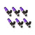 Injector Dynamics ID1050X Injectors 14mm (Purple) Adaptors (Set of 6) - 1050.60.14.14.6.