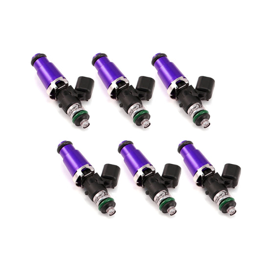 Injector Dynamics ID1050X Injectors 14mm (Purple) Adaptors (Set of 6) - 1050.60.14.14.6.