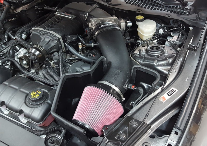 JLT 15-17 Ford Mustang GT (w/Roush/VMP Supercharger) Blk Tex CAI - CAI-FMGRS-15