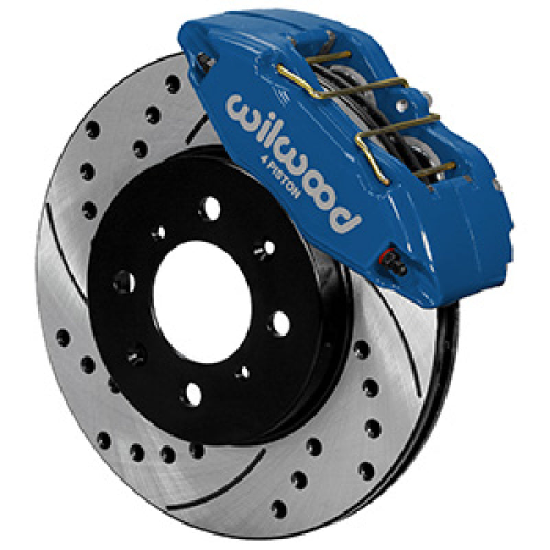 Wilwood DPHA Front Caliper & Rotor Kit Drilled Honda / - 140-12996-DCB