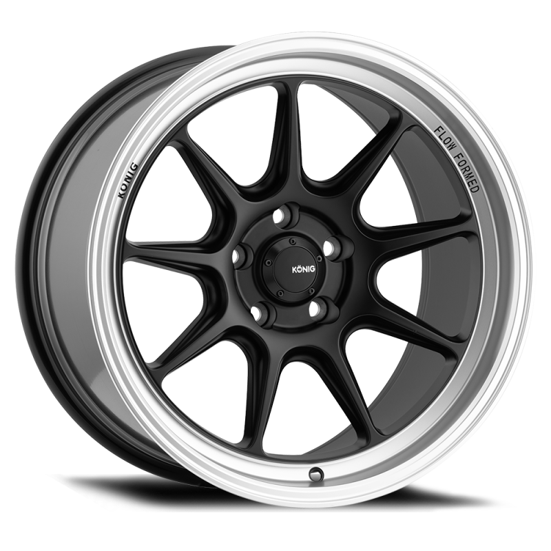 Konig Countergram 18x8.5 5x120 ET35 Matte Black / Matte Machined - CT88520355