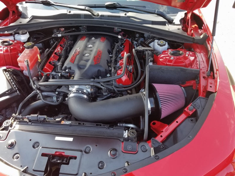 JLT 16-19 Chevrolet Camaro LT1 6.2L Black Textured Cold Air - CAIP-CC1662