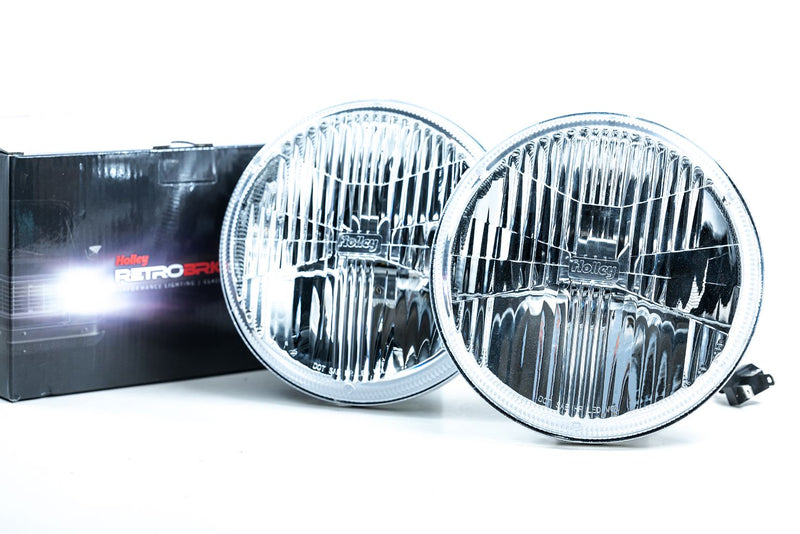 Holley RetroBright Headlight: Modern White (7