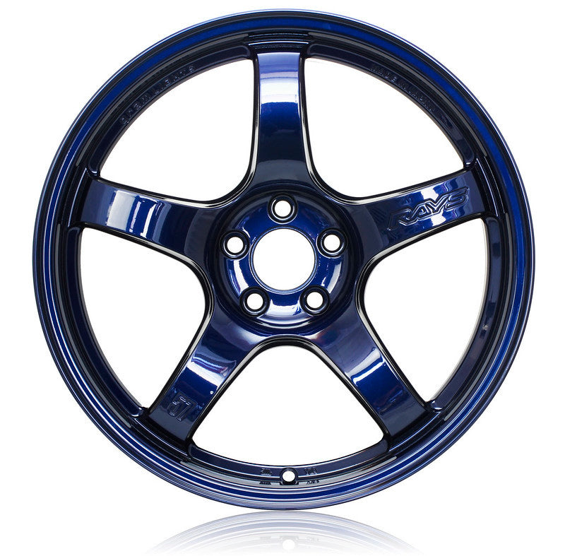 Set of 4: Gram Lights 57CR 19x9.5 +25 5x112 Eternal Blue Pearl Wheel - WGCR425MEBP