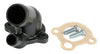 Trans-Dapt Performance ASPHALT BLACK POWDER-COATED WATER NECK (THERMOSTAT HOUSING); OLDSMOBILE 330-455 - 8587