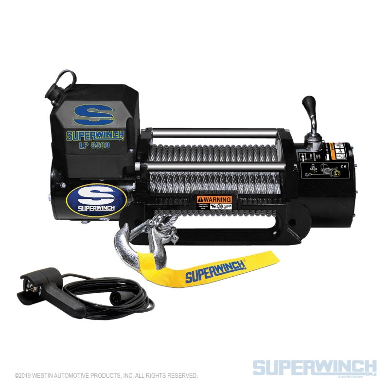 Superwinch 8500 LBS 12 VDC 5/16in x 95ft Steel Rope - 1585202