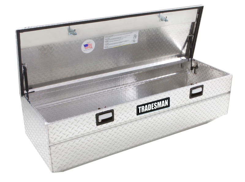 Tradesman Aluminum Flush Mount Truck Tool Box (56in.) - Brite - 9456