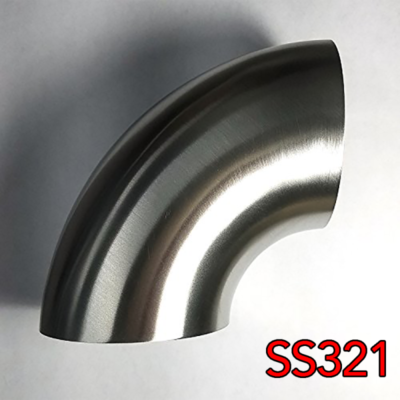 Stainless Bros 3.5 in SS321 90 Deg Elbow - 1D - 701-08956-3100