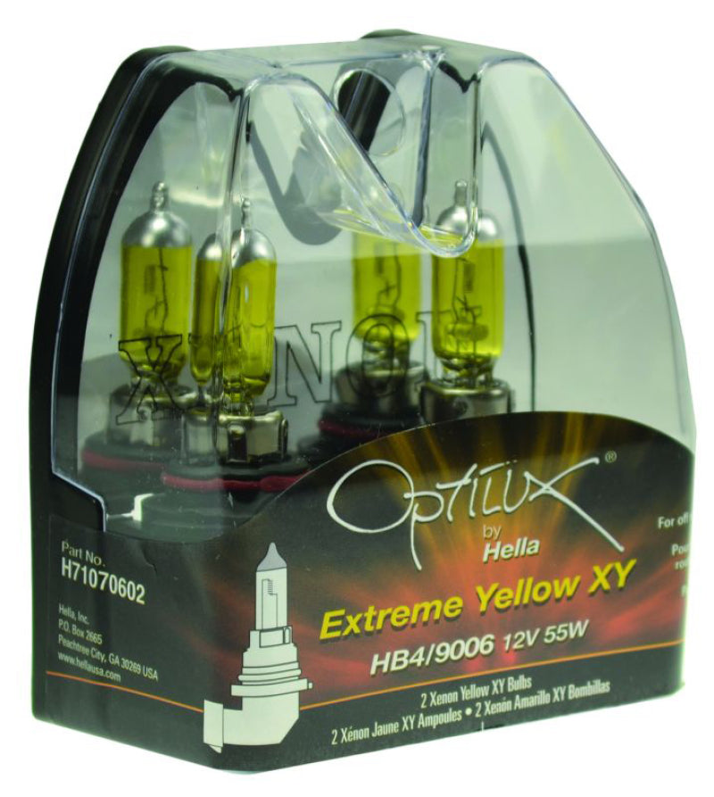 Hella Optilux HB4 9006 12V/55W XY Xenon Yellow Bulb - H71070602