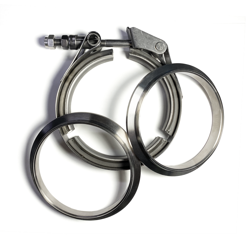 Ticon Industries 3in Titanium V-Band Clamp Assembly - Quick Release - 103-07610-2002