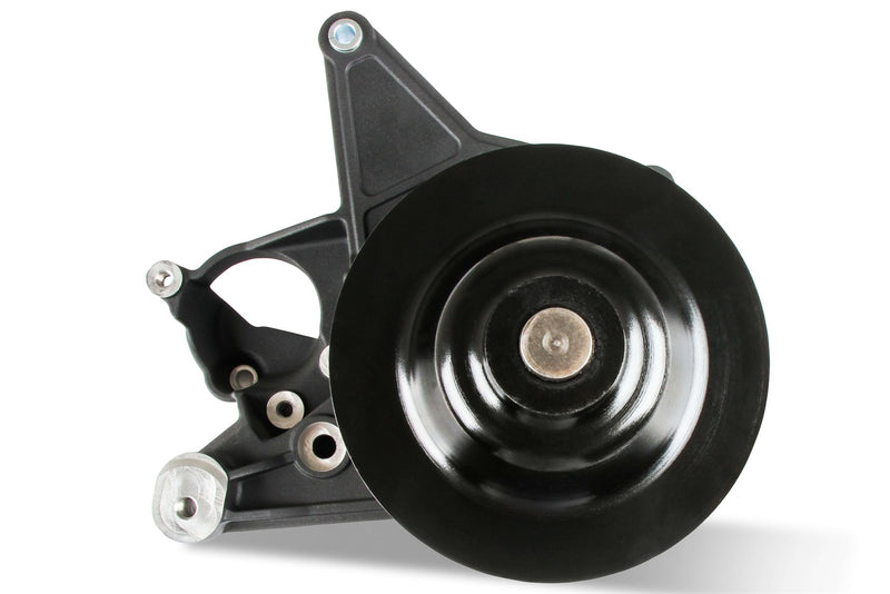 Holley Power Steering Bracket; Fits w/LT5 Dry Systems; Black Finish; - 97-267BK