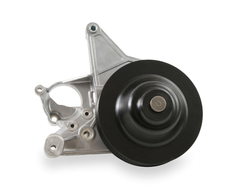 Holley Power Steering Bracket; Fits w/LT5 Wet Systems; Cast Finish; - 97-334