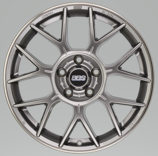 BBS XR 19x8.5 5x114.3 ET40 Platinum Gloss Wheel -82mm PFS/Clip - XR0206PG.