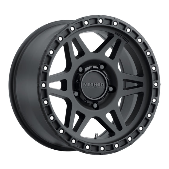 Method MR312 17x9 -12mm Offset 5x5 71.5mm CB Matte Black - MR31279050512N.