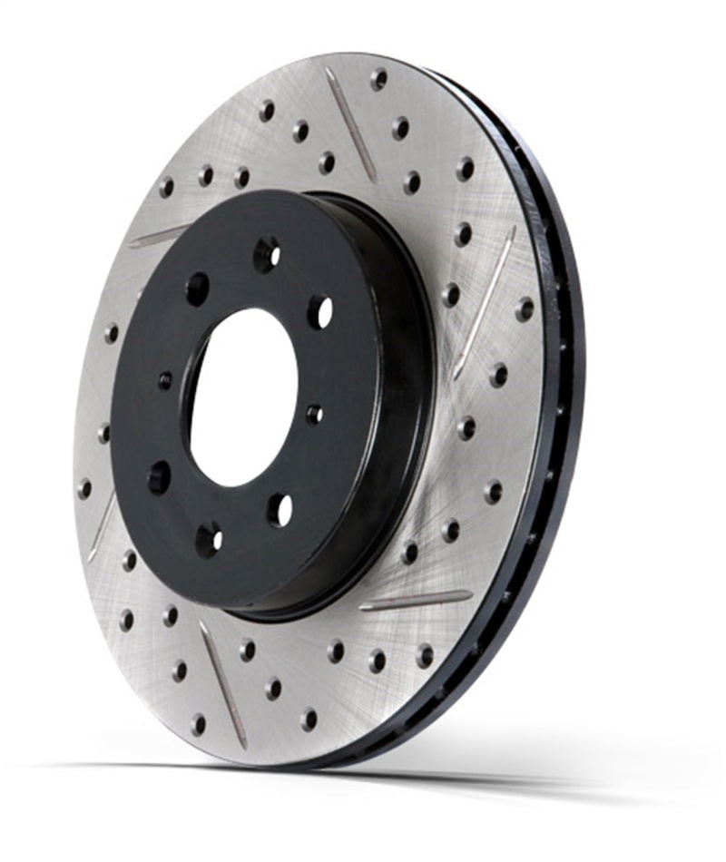StopTech 02-06 Mini Cooper Select Sport Slotted & Drilled Rear - 227.34066R