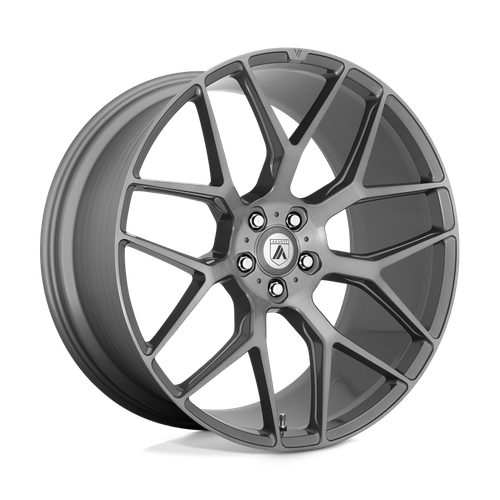 Set of 4: Asanti Abl 27 Dynasty Wheel, 22x9.0 +40 Offset 5x108, Titanium Brushed - ABL27-22904540TB