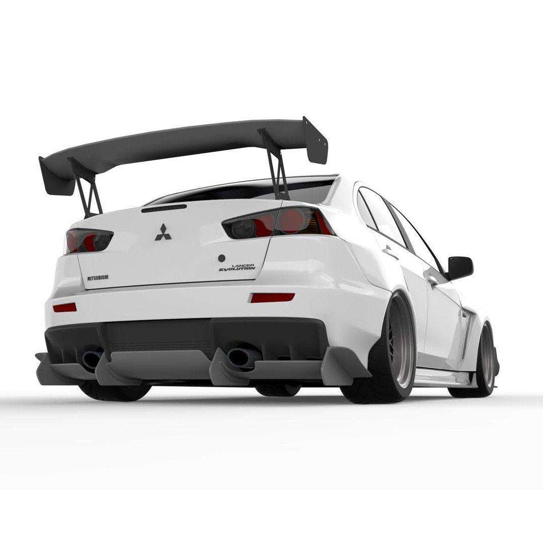 EVO X Wide Body Kit - SFXLA-EVOX-FLKIT-FRP.