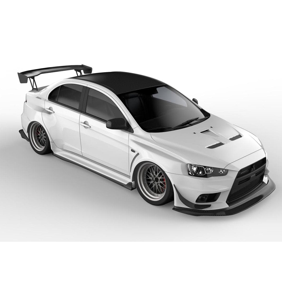 EVO X Wide Body Kit - SFXLA-EVOX-FLKIT-FRP.