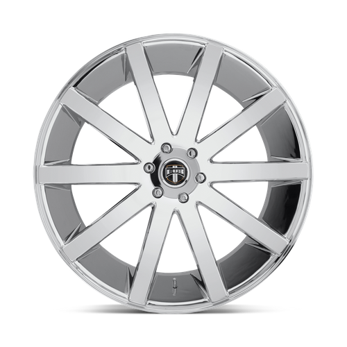 Set of 4: DUB S120 Shot Calla Wheel, 26x10.0 +20 Offset 6x139.7, Chrome Plated - S120260084+20