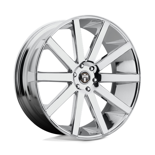 Set of 4: DUB S120 Shot Calla Wheel, 26x10.0 +20 Offset 6x139.7, Chrome Plated - S120260084+20