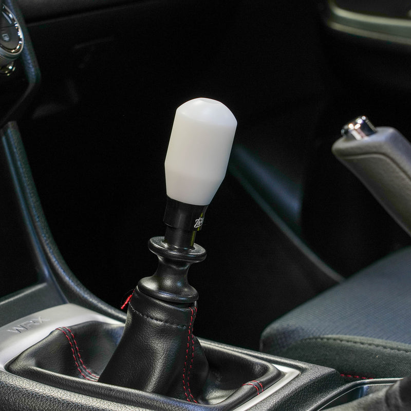 throtl Shift Knob - Version Lab 2.0 - White Delrin Short