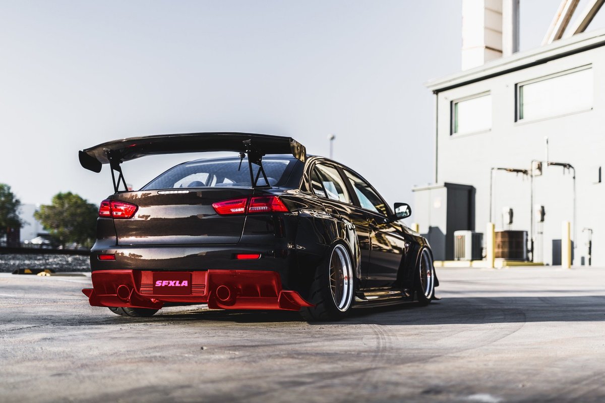 EVO X Wide Body Kit - SFXLA-EVOX-FLKIT-FRP.