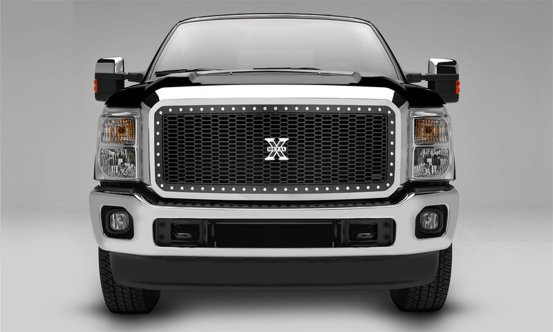 Laser X Grille, Black, Mild Steel, 1 Pc, Insert - 7715461