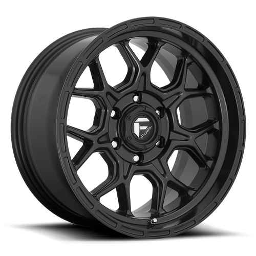 Set of 4: Fuel D670 Tech Wheel, 20x9.0 +1 Offset 6x139.7, Matte Black - D67020908450