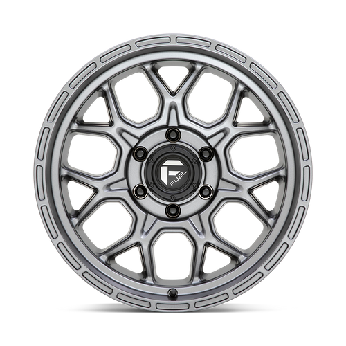 Set of 4: Fuel D672 Tech Wheel, 18x9.0 +20 Offset 6x139.7, Matte Gun ...