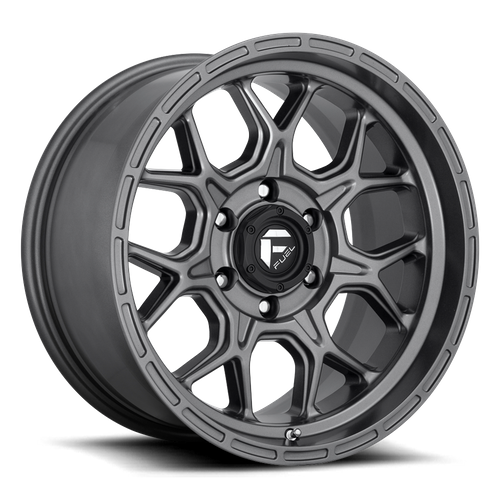 Set of 4: Fuel D672 Tech Wheel, 17x9.0 +1 Offset 6x139.7, Matte Gun Metal - D67217908450