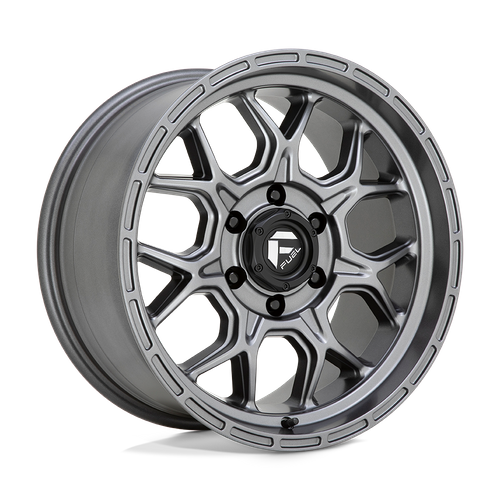 Set of 4: Fuel D672 Tech Wheel, 18x9.0 +20 Offset 6x120, Matte Gun Metal - D67218909457