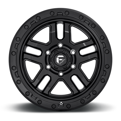 Set of 4: Fuel D700 Ammo Wheel, 17x9.0 -12 Offset 6x139.7, Matte Black - D70017908445