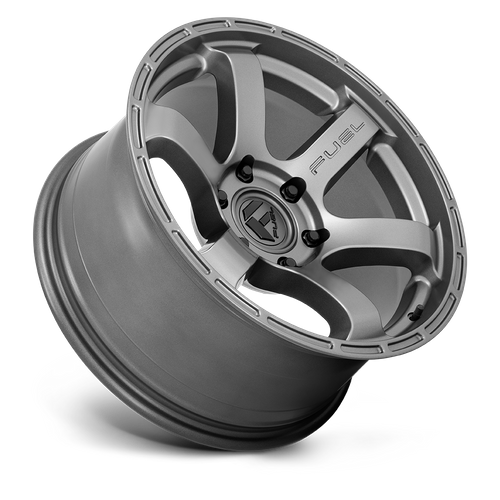 Set of 4: Fuel D767 Rush Wheel, 18x9.0 +1 Offset 6x139.7, Matte Gun Metal - D76718908450