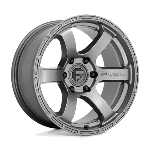 Set of 4: Fuel D767 Rush Wheel, 18x9.0 +1 Offset 6x139.7, Matte Gun Metal - D76718908450