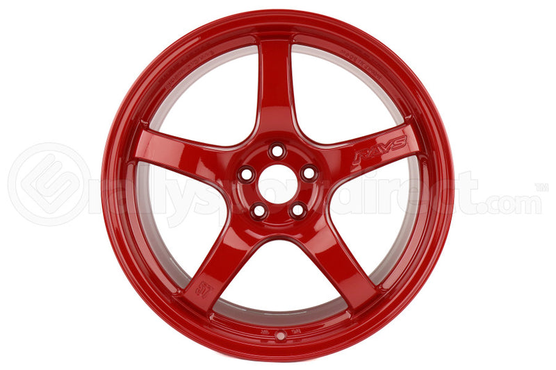 Gram Lights 57CR 18x9.5 +38 5x114.3 Milano Red Wheel - WGCRX38EMRP