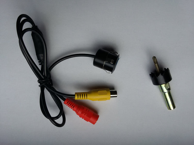 Universal, ruggedized, waterproof camera. Flush mounts. Drill bit included. - IACAM2