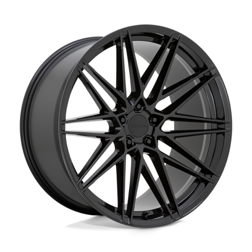 Set of 4: Beyern Damon Wheel, 20x10.0 +39 Offset 5x112, Gloss Black - 2010DMN395112B66